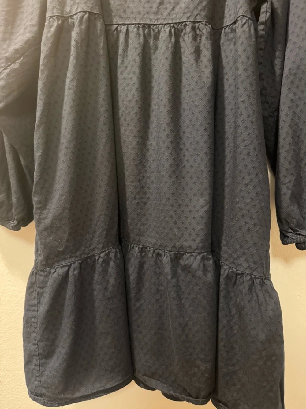 Universal Thread Black Square-Neck Mini Peasant Dress - Picture 4 of 10